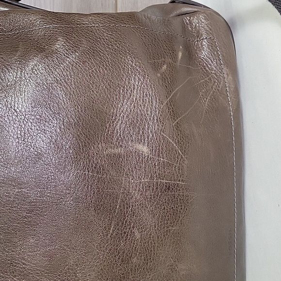 Fossil Brown Leather Laptop Messenger Crossbody Shoulder Bag - Picture 7 of 15